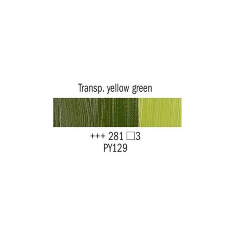 Rembrandt - Olio  Tubo 40 Ml. Serie 3 - 281 Giallo Trasparente Verde