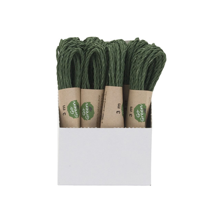 Cordoncino 100% Cotone 3mx3mm Verde Bosco