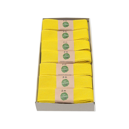 Nastro Nature Taft 100% Cotone 2mx15mm Giallo