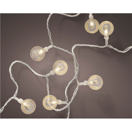 Filo 60led Cherry Xl Trasparente  L900cm Cherry Trasparente-Bianco Caldo-Uso Esterno