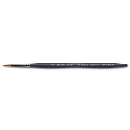 Pennello Professional N.4 Tondo Manico Corto Per Acquerello