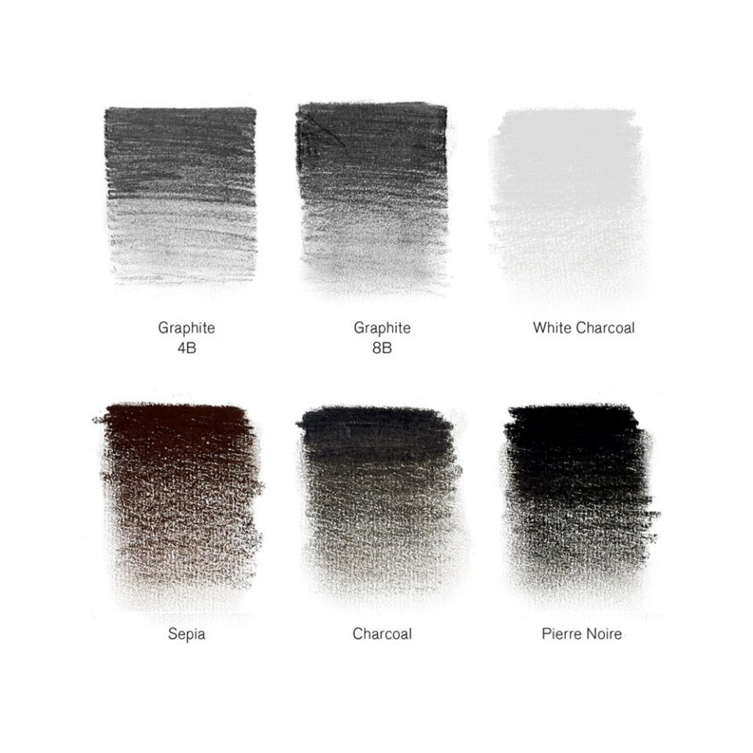 Winsor&Newton Studio Collection Sketching - Set di 6 matite da schizzo in scatola di metallo — immagine 4