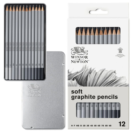 Set 12 Matite Studio Collection Grafite Da H A 9b (mina Morbida)