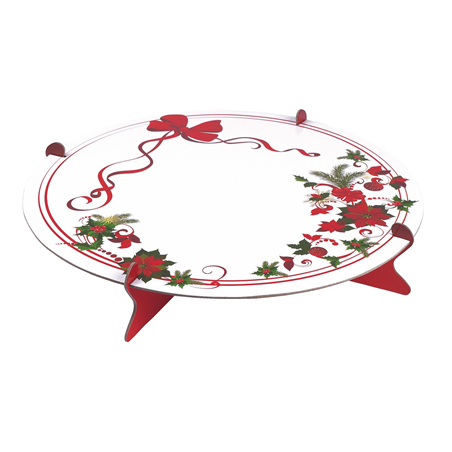 Alzata Torta 34x6.5 Natale  Christmas Gift