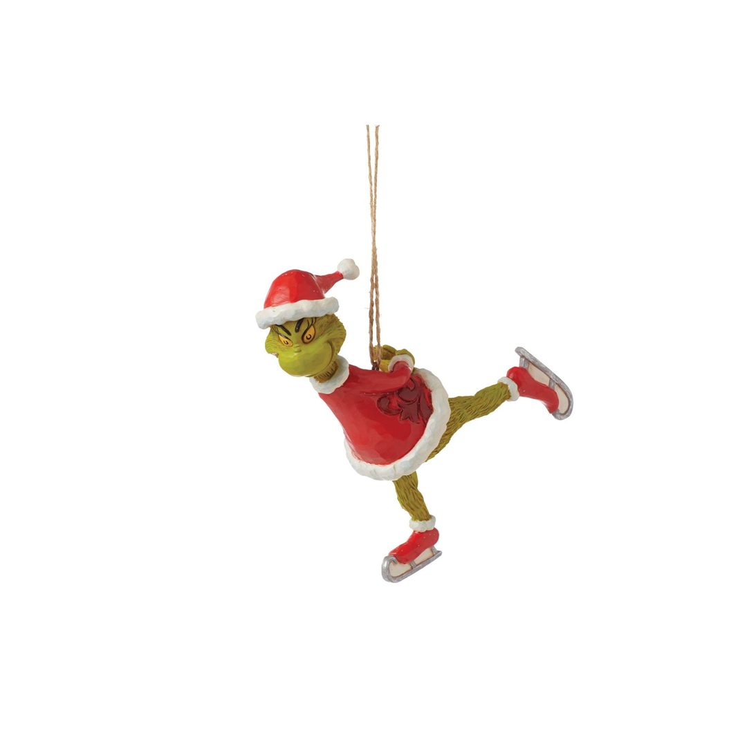 Ornamento Grinch Jimshore Grinch Ice Skating