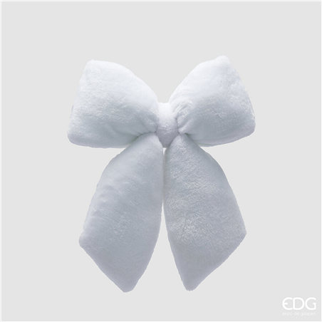 Fiocco Furry H43cm L41cm Bianco