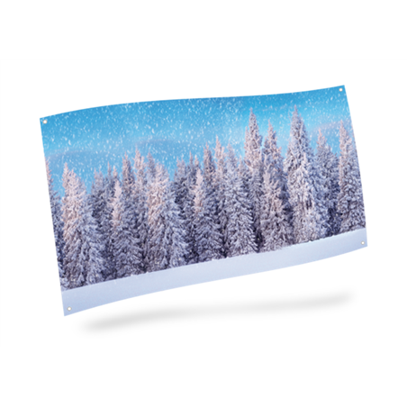 Poster Maxi In Tela Tessile Foresta 150x75cm