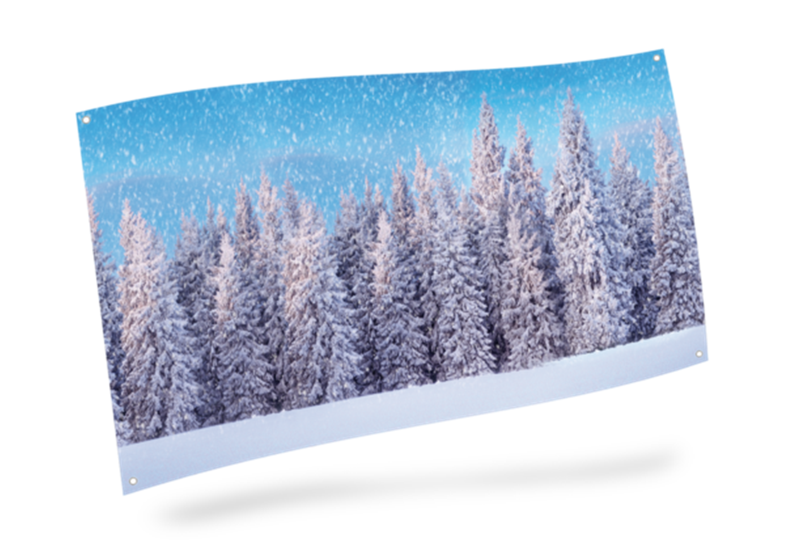 Poster Maxi In Tela Tessile Foresta 150x75cm