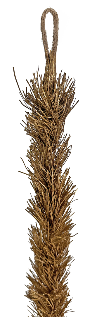 Ghirlanda Carta Sfilacciata Oro 200cm