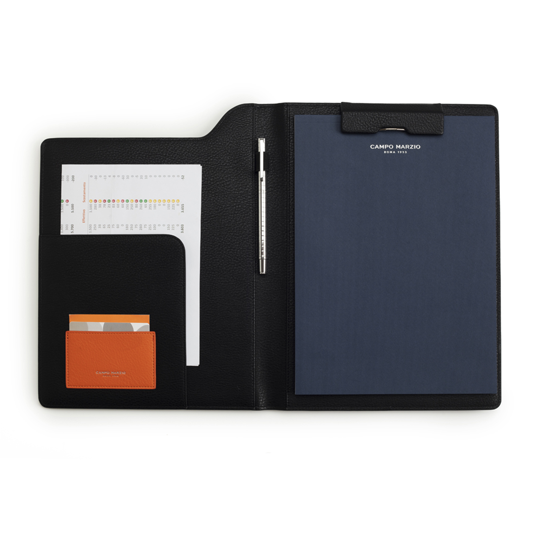 Portablocco Hudson A4 Portfolio Clip Nero — immagine 3