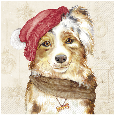 Tovagliolo Natale 33x33 Jack