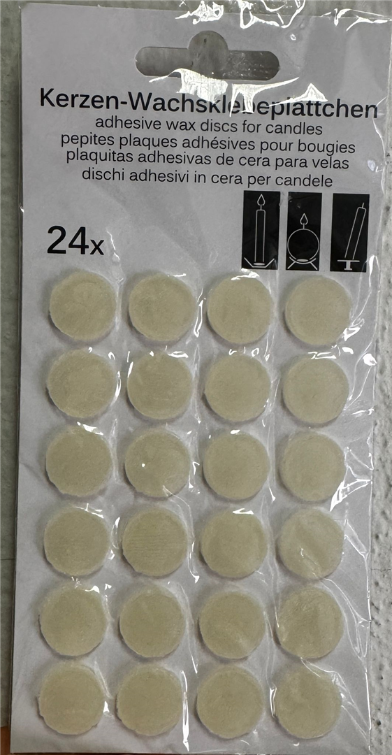 Gocce Di Cera Adesiva 5/16mm Champagne 24pz