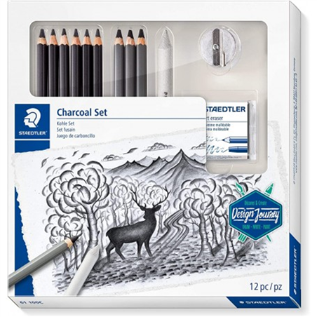 Set Carboncino Pezzi 12