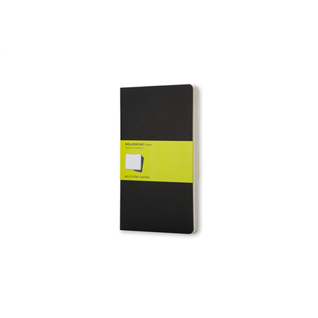 Cahier  Pocket Neutro 3pz Nero