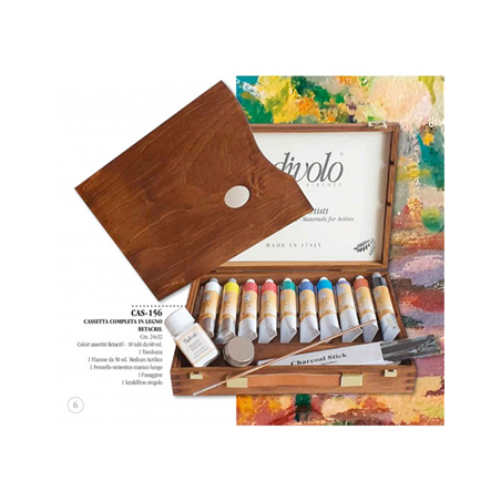 Cassetta Acrilico Betacril Pezzi 10x60 Ml + Accessori