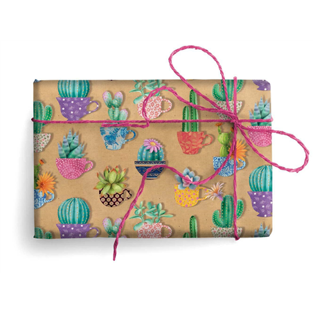 Carta Regalo 70x100 Fantasy Piantine In Tazzine