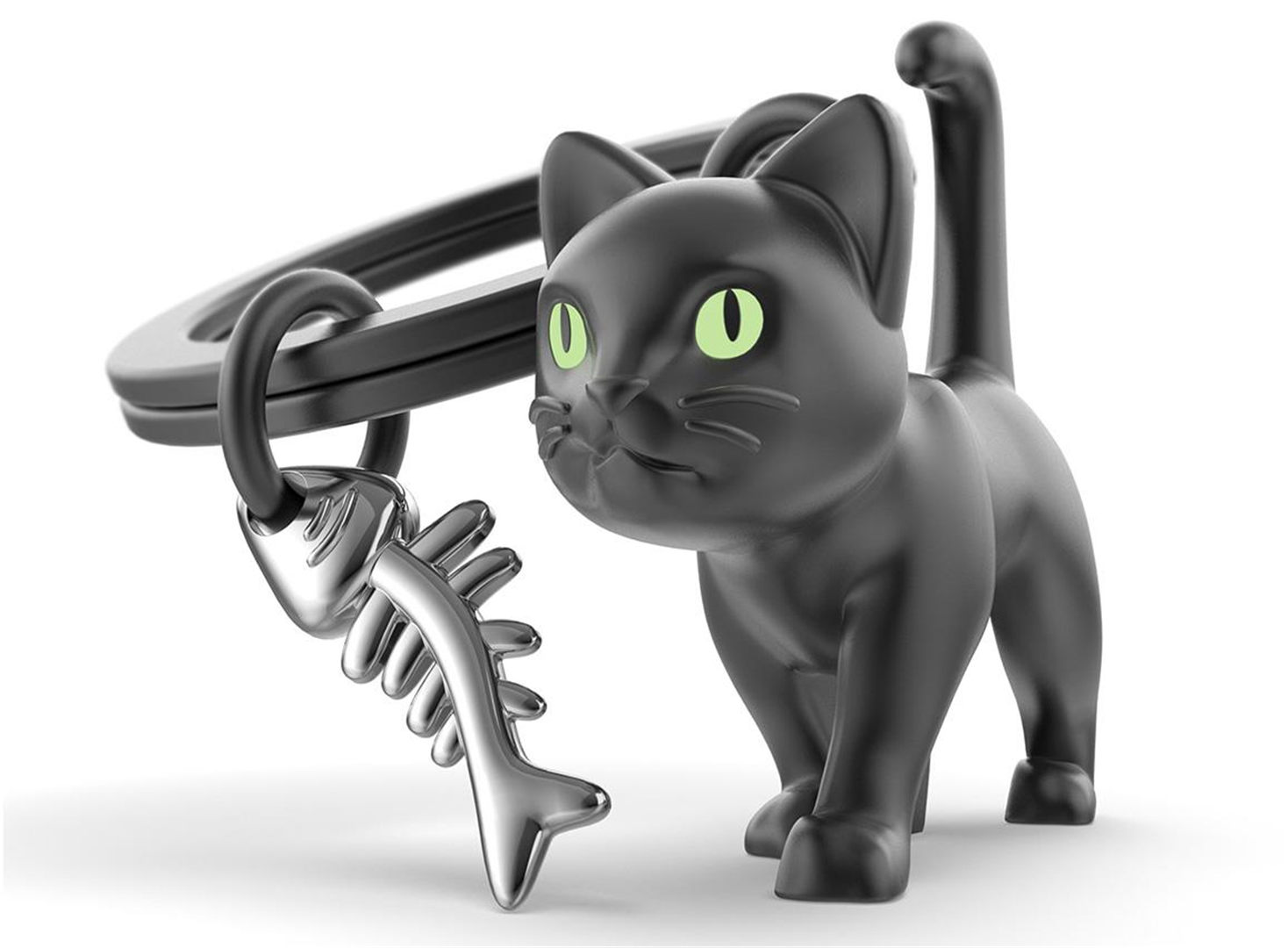 Portachiavi Gatto Nero