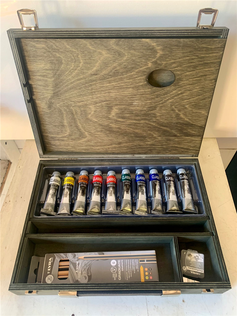 Cassetta Legno 10 Tubi Olio Classico 20ml + Accessori — immagine 3