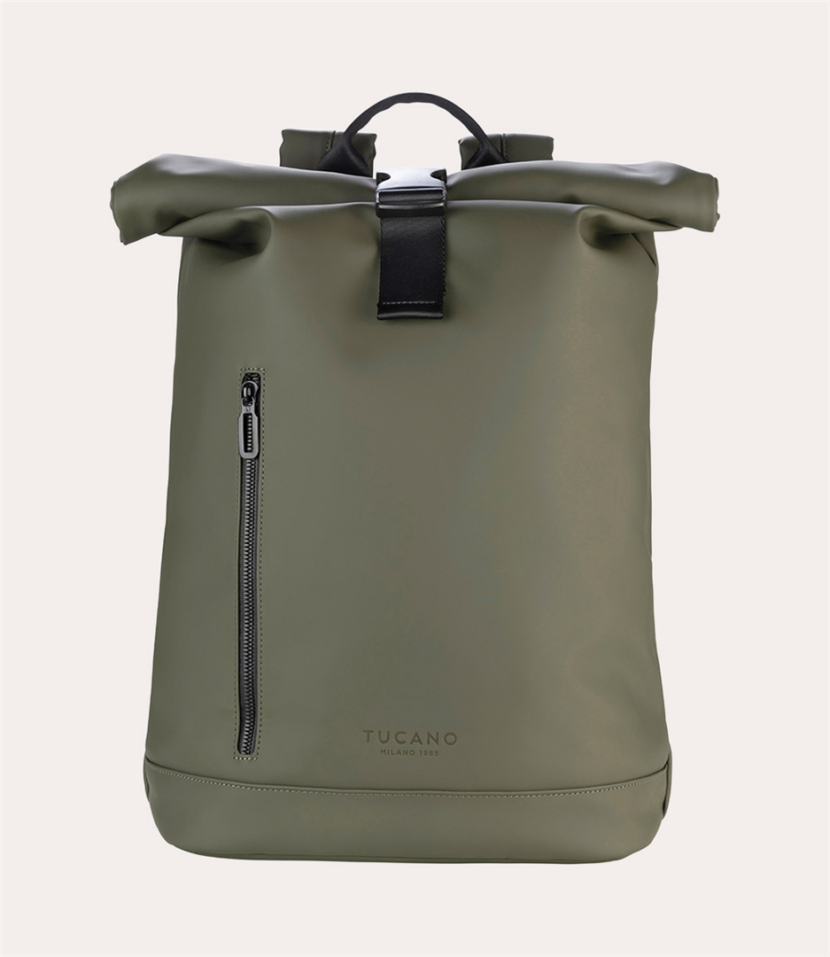Gommo Zaino Rolltop 15''6 Verde Militare