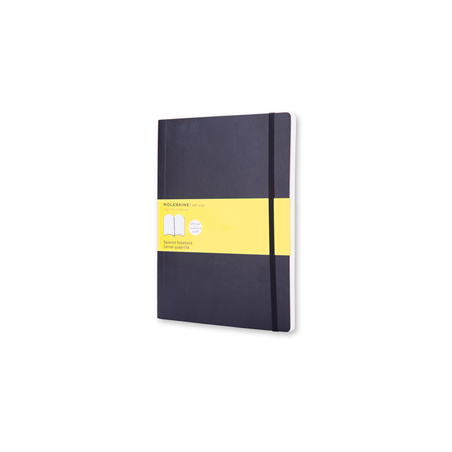 Notebook Quadretti 5mm Xl A4 Nero Soft Cover