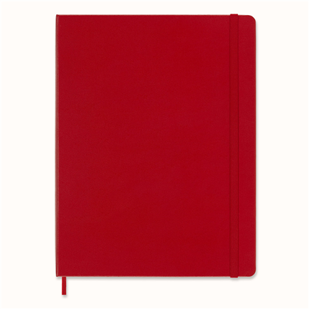 Notebook Righe Xl Rosso Hard Cover
