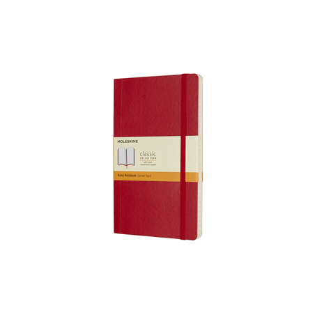 Notebook Righe Large Rosso Soft