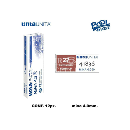 Pastello  Mina 4mm 27-Palissandro