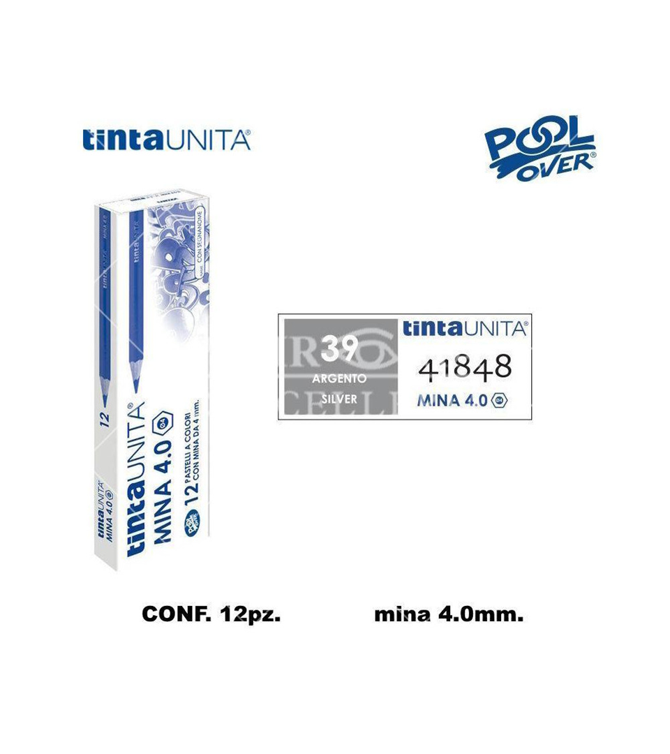 Pastello Mina 4mm 39-Argento