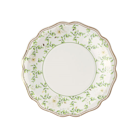 Piatto Carta 21cm 8pz  Camelia