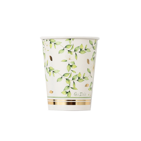Bicchiere Carta 250cc 8pz  Camelia