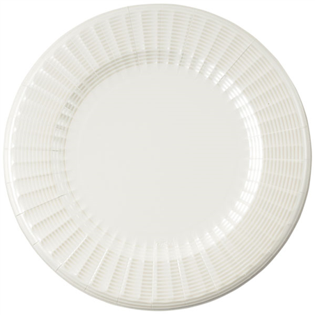 Piatto Carta Maxi D33cm 6pz Elegance Pearl