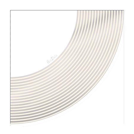Tovagliolo 33x33 3 Veli Smerlato 16pz  Elegance Pearl