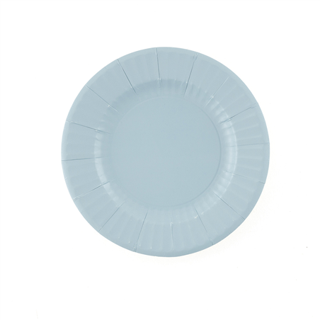 Piatto Carta 21cm 8pz  Blu Fiordaliso