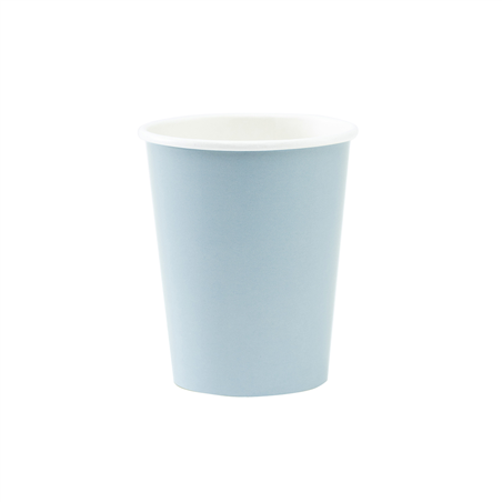 Bicchiere Carta 250cc 8pz  Blu Fiordaliso
