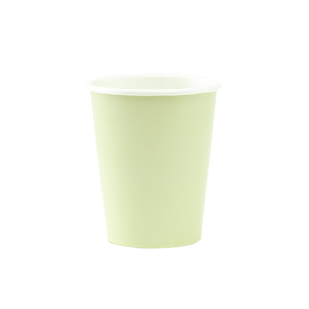Bicchiere Carta 250cc 8pz  Verde Salvia