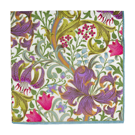 Tovagliolo Fantasia 33x33 Cerise Floral