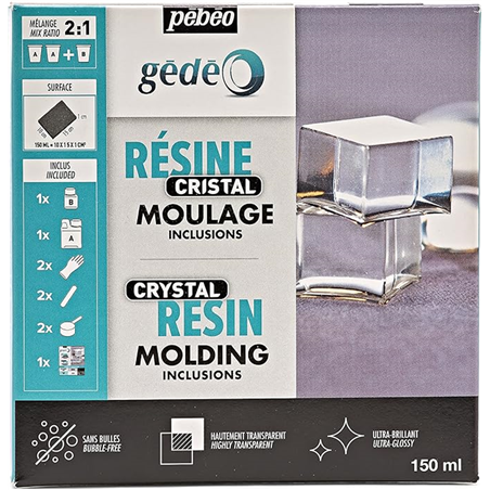 Resina Cristal Kit 150 Ml