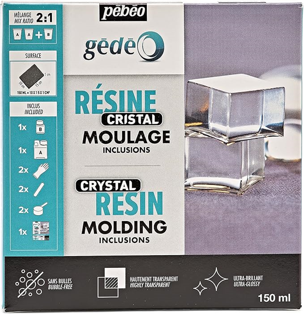 Resina Cristal Kit 150 Ml