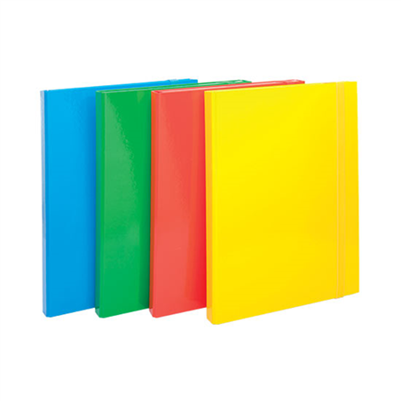 Cartella 800gr Cartoncino D.5 Con Elastico Colori Assortiti