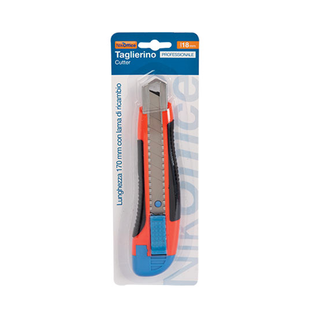 Cutter Professionale Con Lama Di Scorta Lama 18 Mm — immagine 2