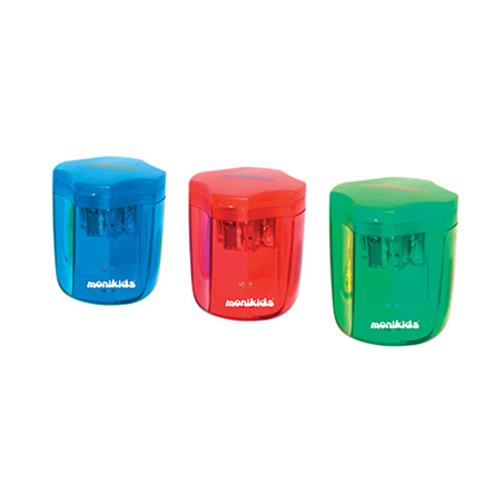 Temperamatite 3 Fori Con Tappo Colori Assortiti