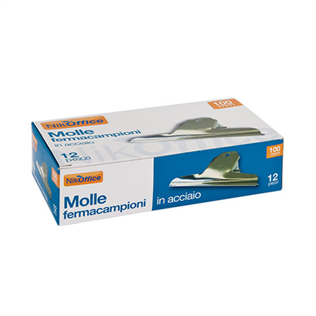 Molle Fermacarte In Acciaio Cromato 145 Mm