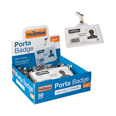 Portabadge Soft 6x9 Cm