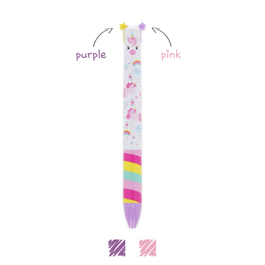 Penna A Due Colori Click & Clack Unicorn