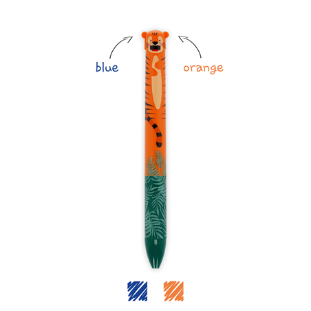 Penna A Due Colori Click & Clack  Tiger