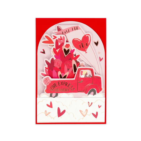 Biglietto Pop Up Love Cart