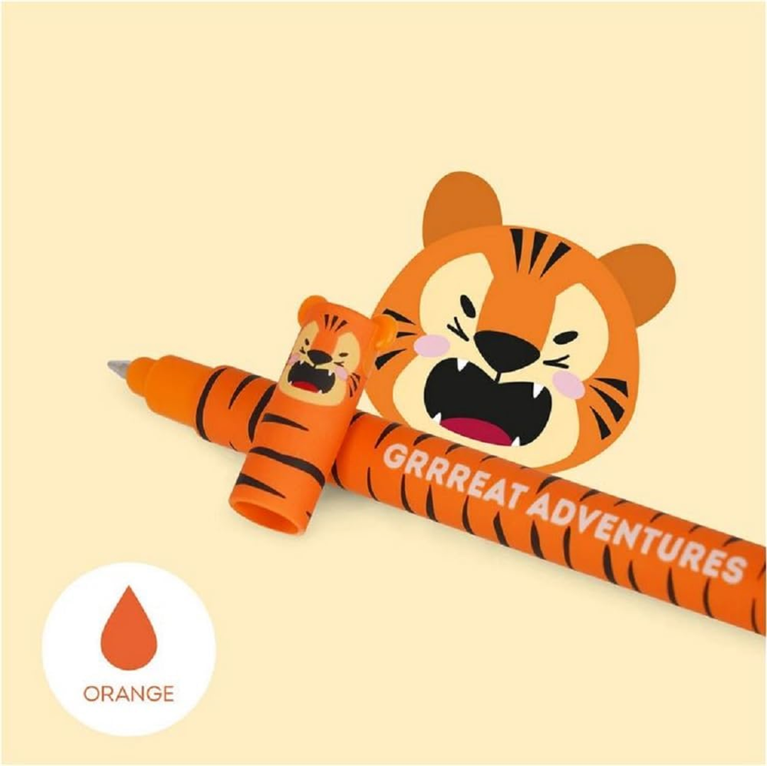Penna Gel Cancellabile Tigre Inchiostro Arancio — immagine 2