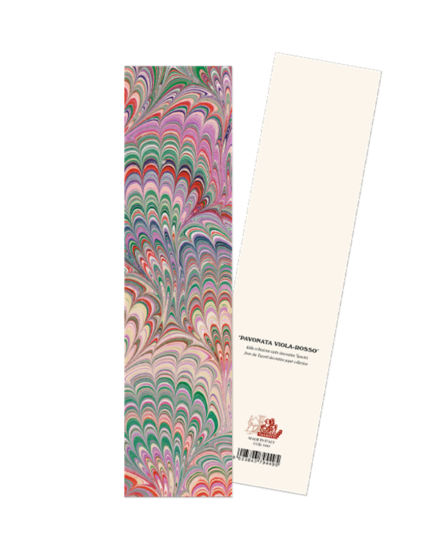 Segnalibro Avorio 300gr 5x20cm Damascato