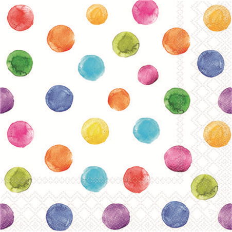 Tovagliolo 25x25 Carta Decorato  Polka Dots