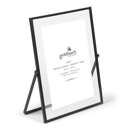 Cornice Da Tavolo Metallo 10x15cm Loft Black